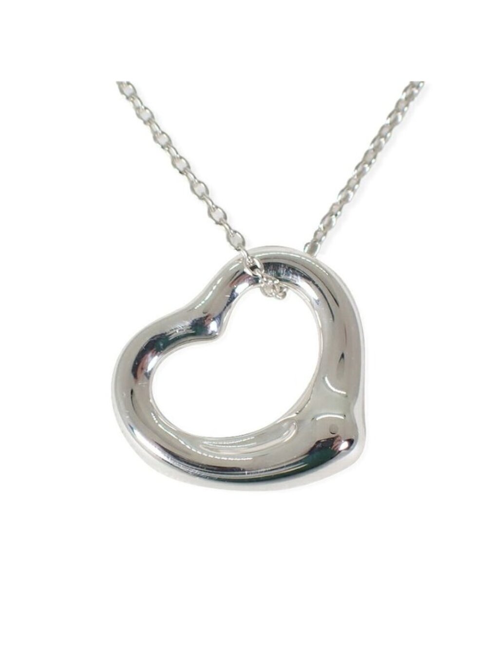 Tiffany & Co 925 Open Heart Pendant